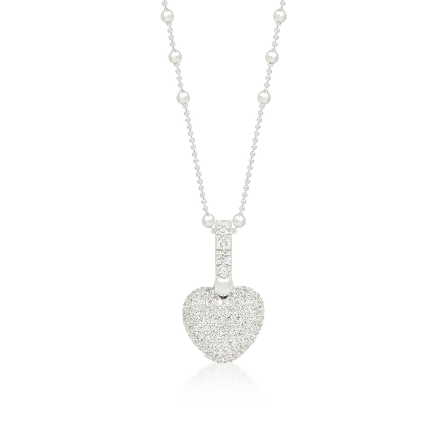 Amore Heart Pendant in Silver