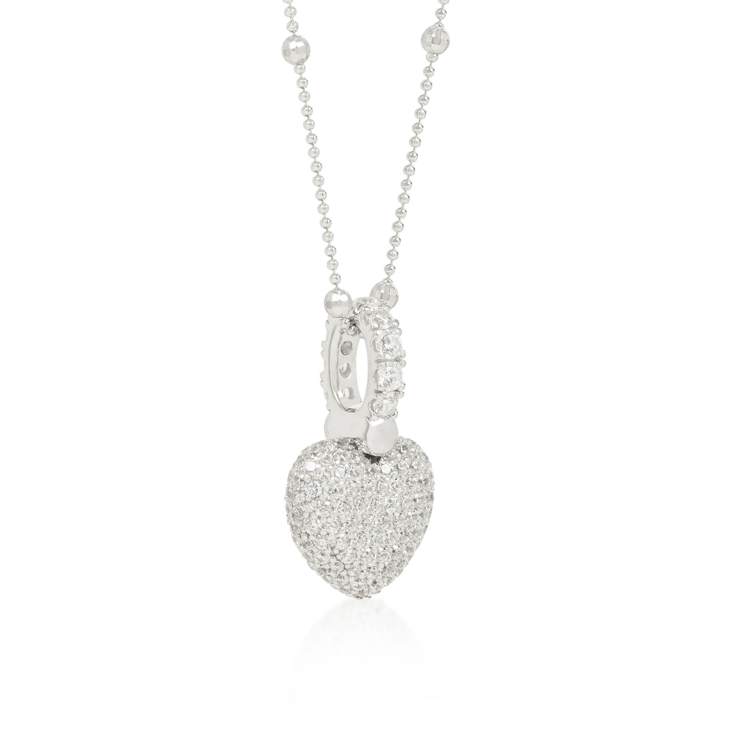Amore Heart Pendant in Silver