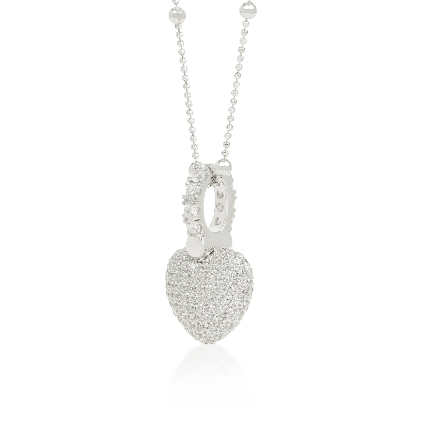 Amore Heart Pendant in Silver