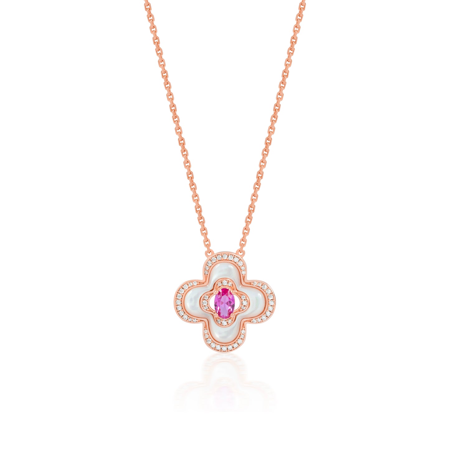 Plumeria Pendant Rose