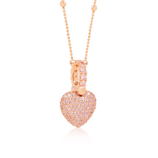 Amore Heart Pendant in rose