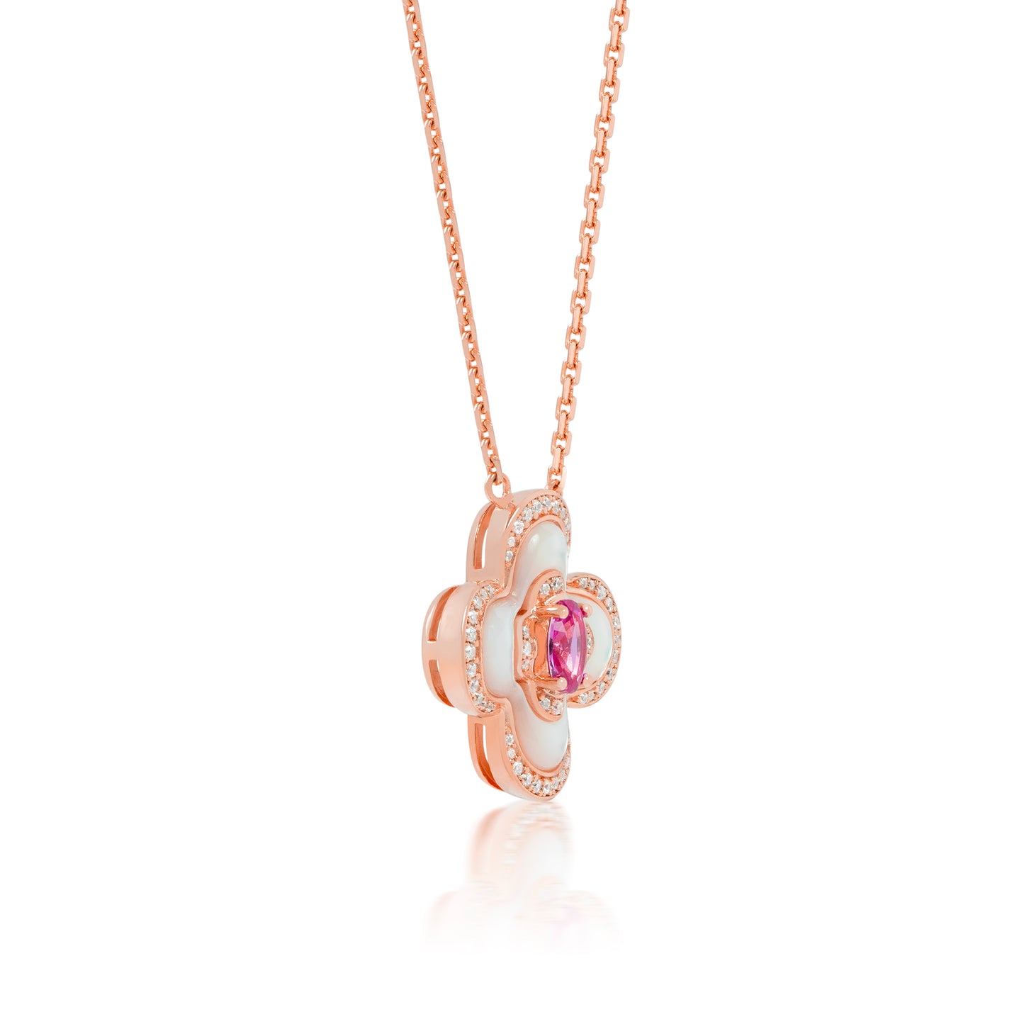 Plumeria Pendant Rose