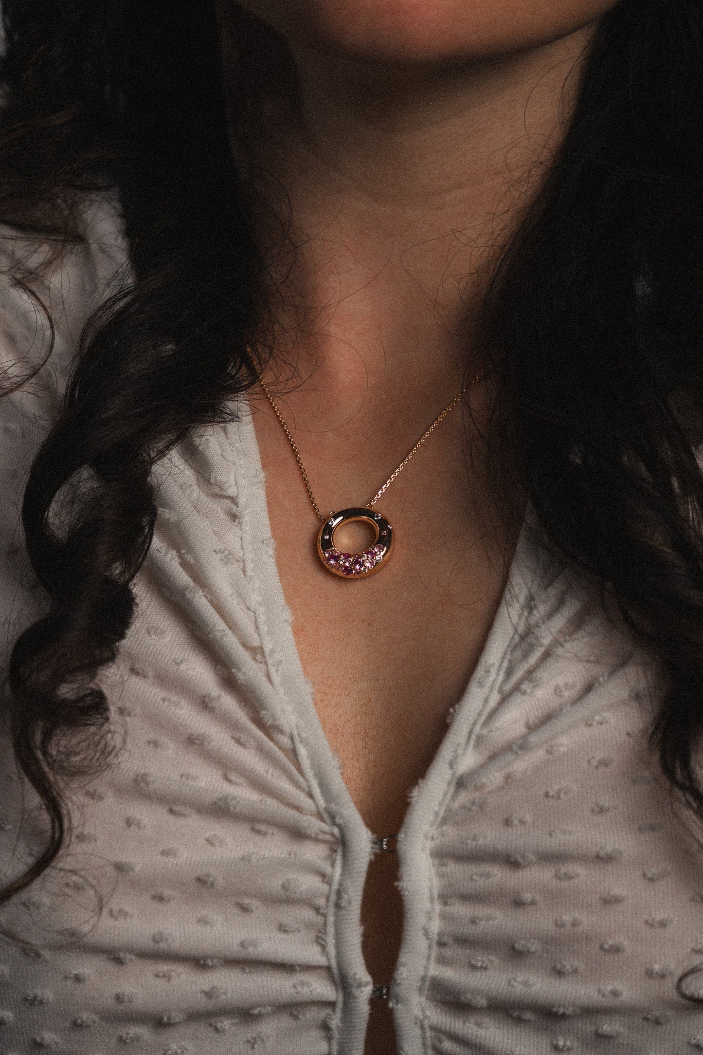 Amore Eternal Pendant in Rose