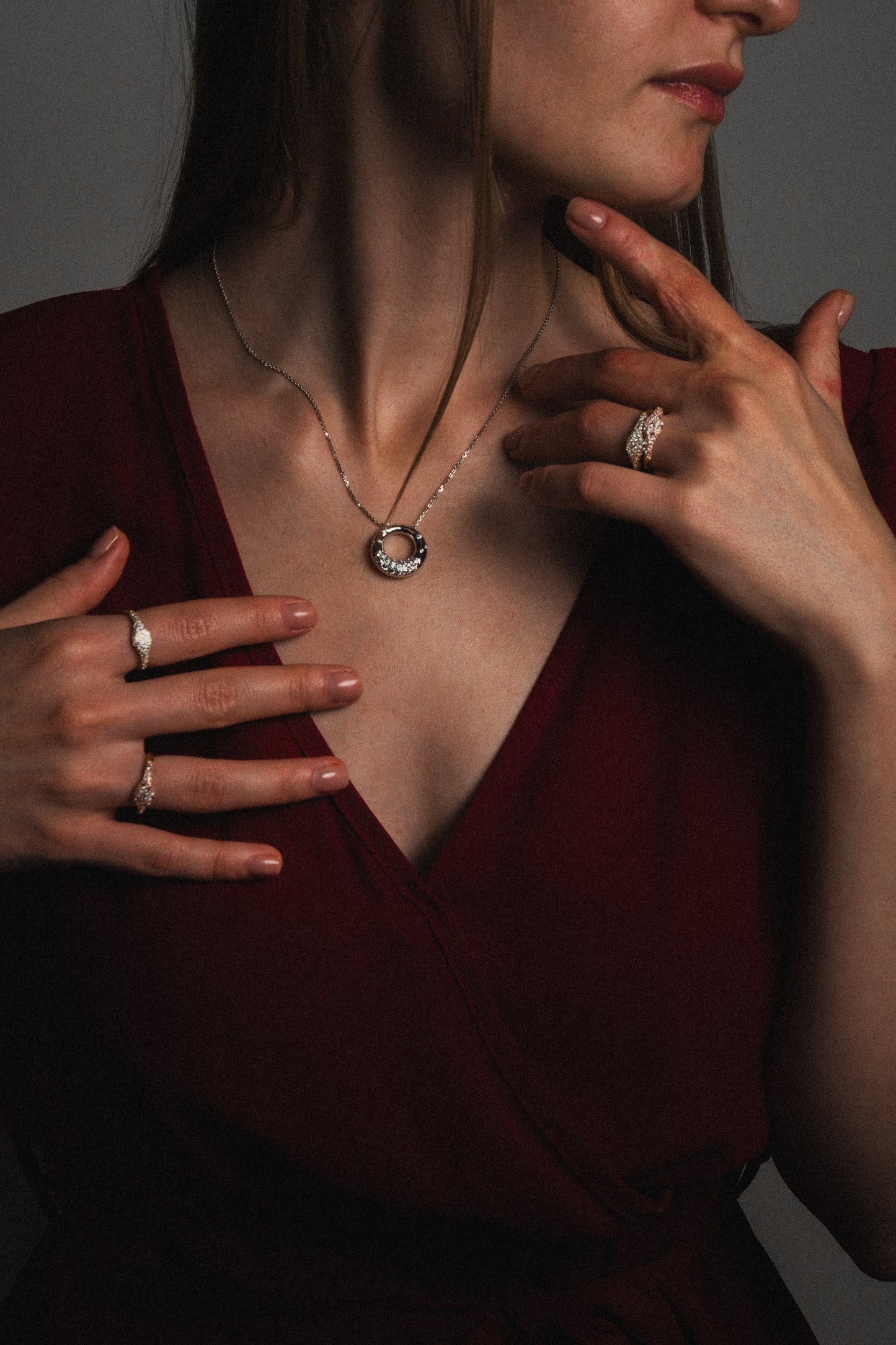 Amore Eternal Pendant in Silver