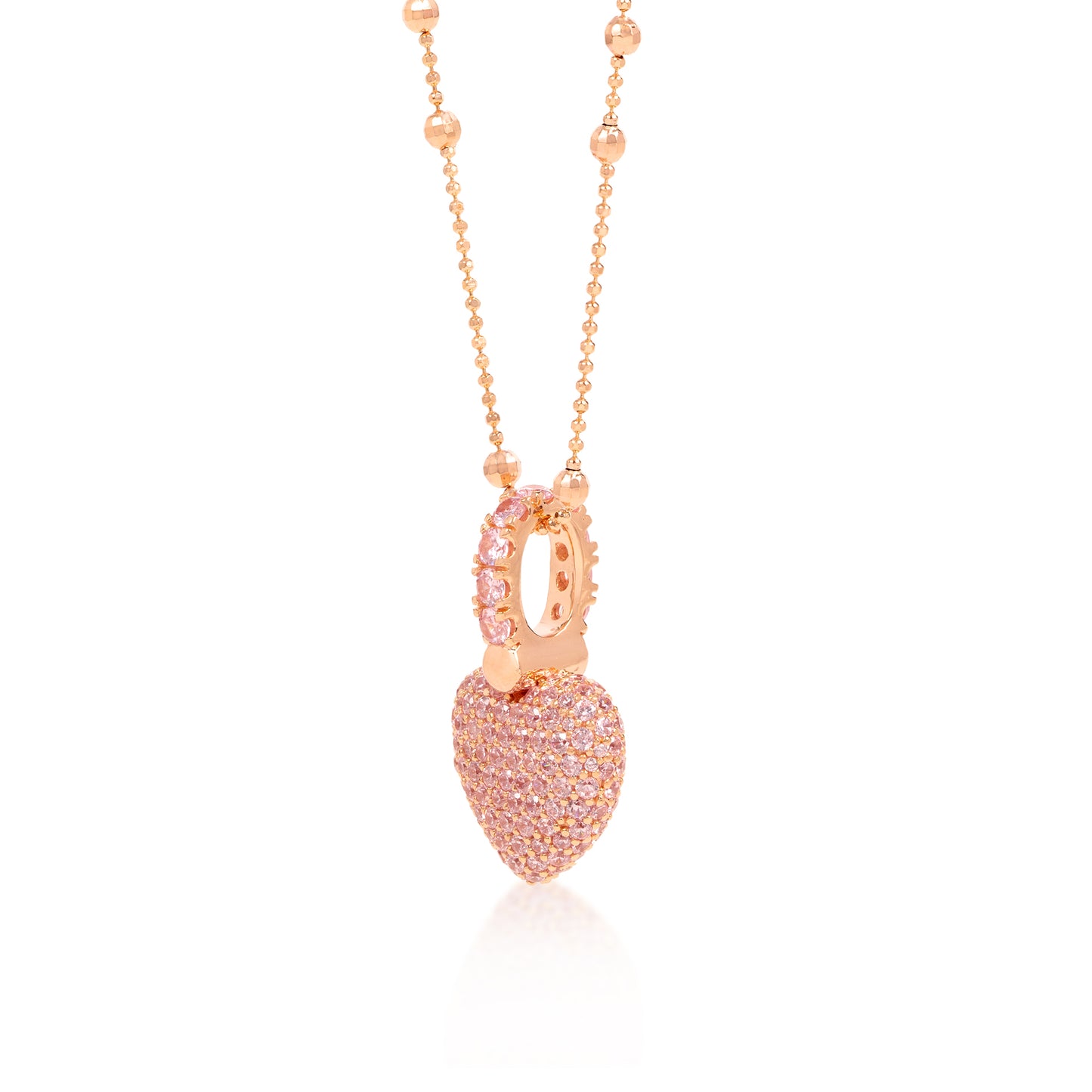 Amore Heart Pendant in rose