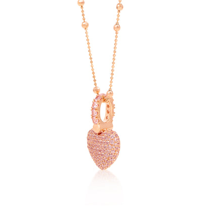 Amore Heart Pendant in rose
