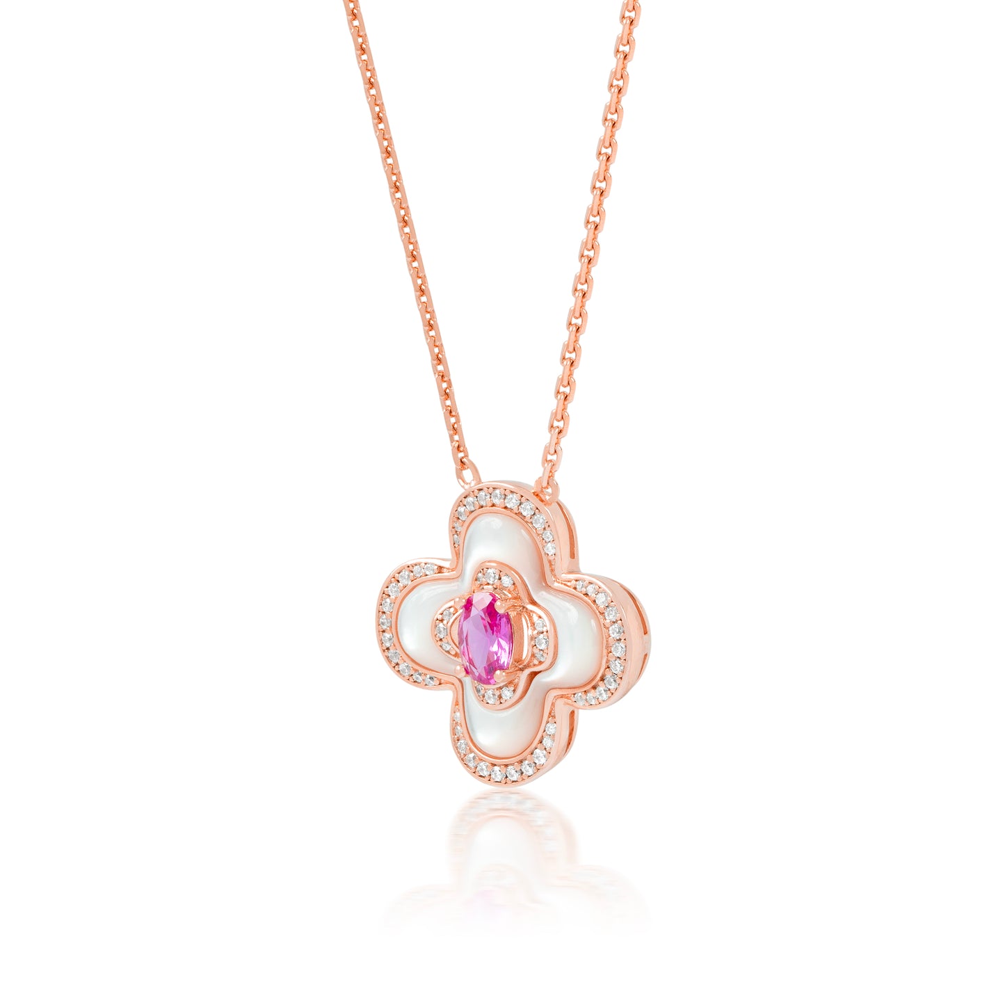 Plumeria Pendant Rose