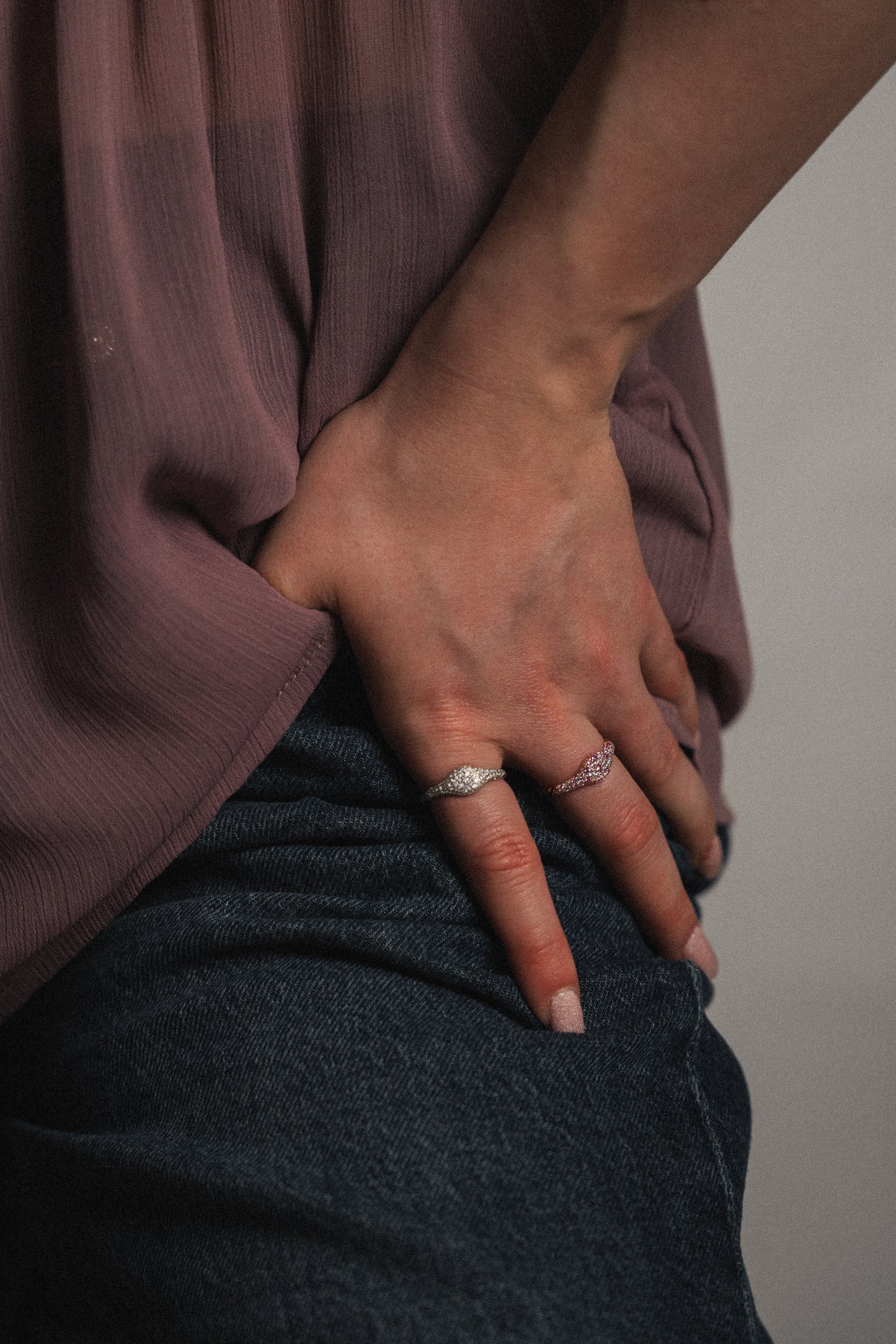 Amore ring in silver