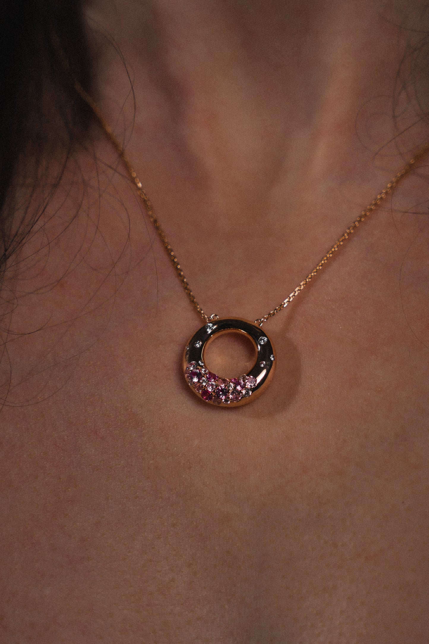 Amore Eternal Pendant in Rose